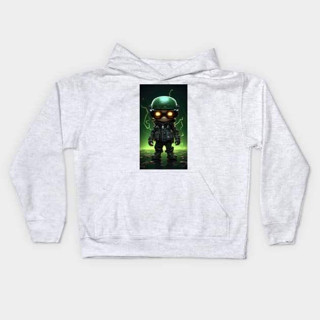 Doom Guy Kids Hoodie by TooplesArt